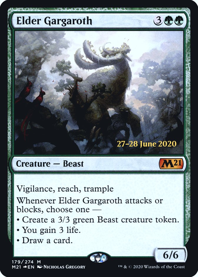 Elder Gargaroth  [Core Set 2021 Prerelease Promos] | Gear Gaming Bentonville