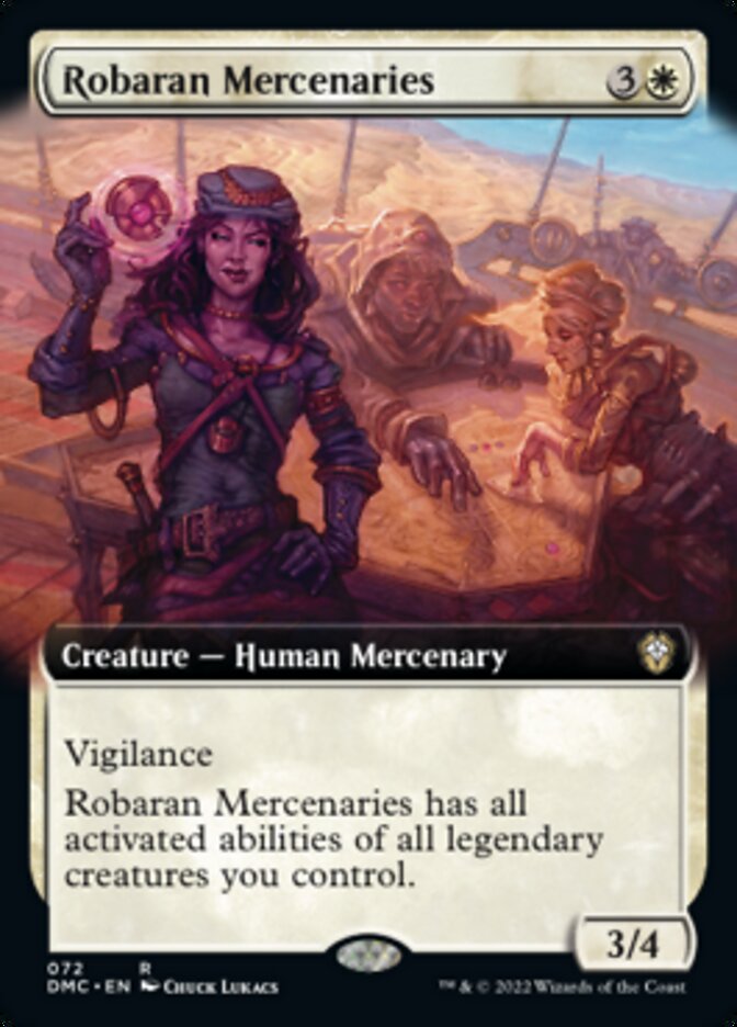 Robaran Mercenaries (Extended Art) [Dominaria United Commander] | Gear Gaming Bentonville