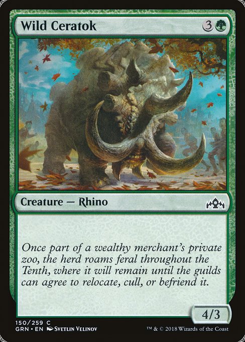 Wild Ceratok [Guilds of Ravnica] | Gear Gaming Bentonville