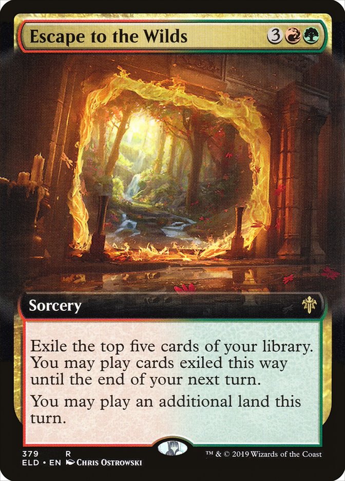 Escape to the Wilds (Extended Art) [Throne of Eldraine] | Gear Gaming Bentonville