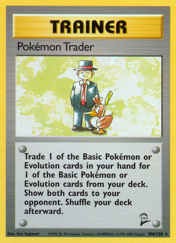 Pokemon Trader (106/130) [Base Set 2] | Gear Gaming Bentonville