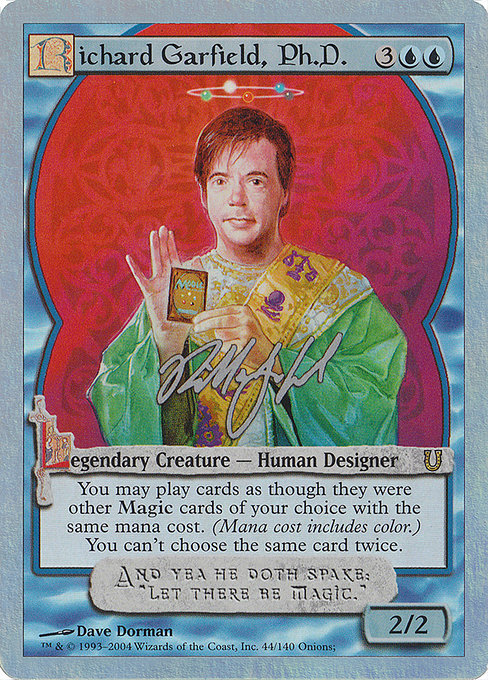 Richard Garfield, Ph.D. (Alternate Foil) [Unhinged] | Gear Gaming Bentonville