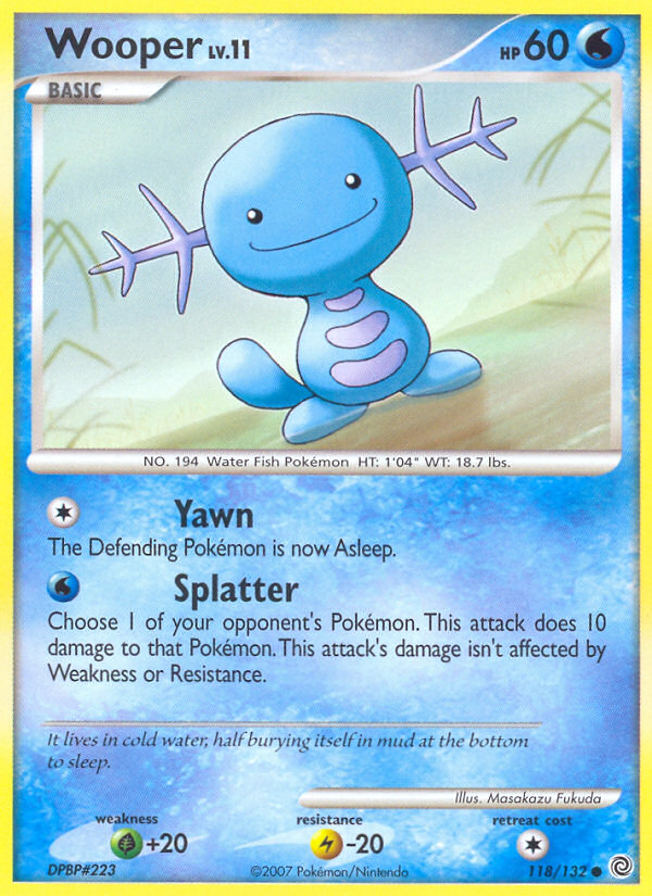 Wooper (118/132) [Diamond & Pearl: Secret Wonders] | Gear Gaming Bentonville