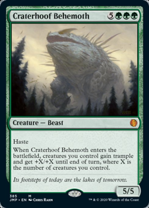 Craterhoof Behemoth [Jumpstart] | Gear Gaming Bentonville