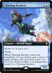 Thieving Skydiver (Extended Art) [Zendikar Rising] | Gear Gaming Bentonville