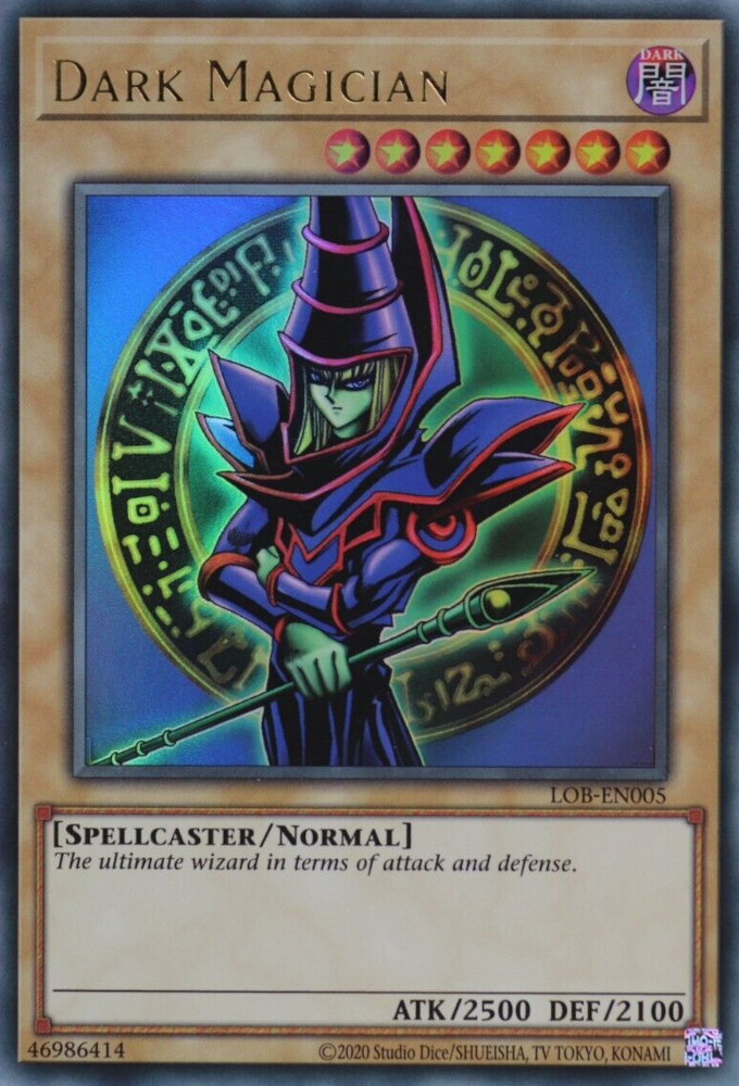 Dark Magician (25th Anniversary) [LOB-EN005] Ultra Rare | Gear Gaming Bentonville