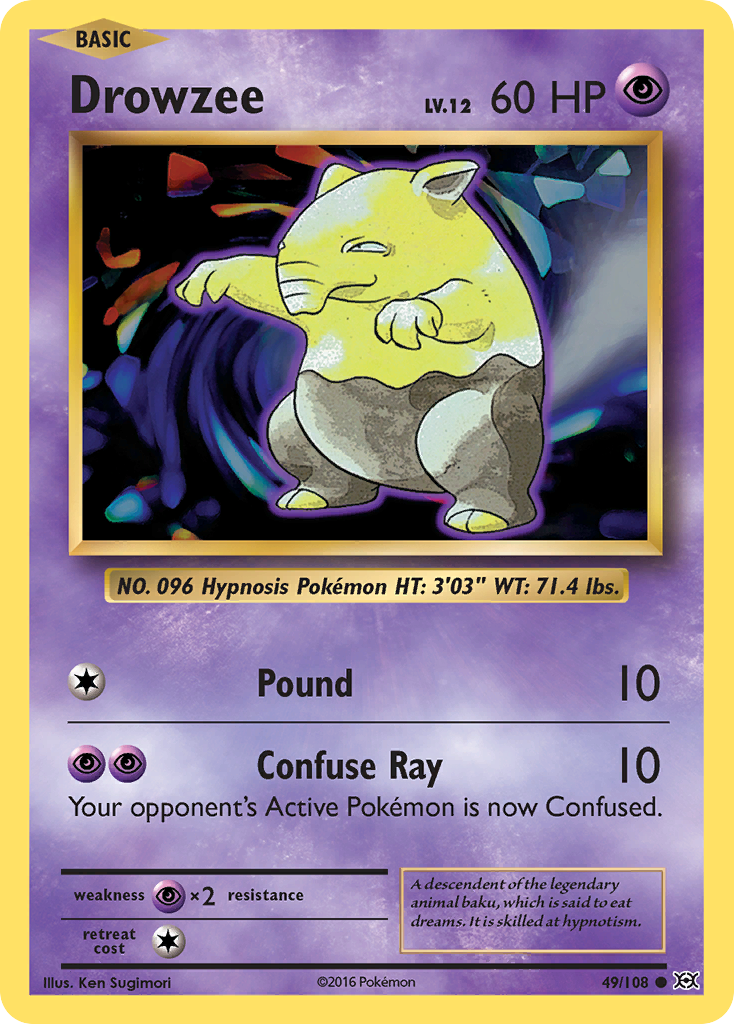 Drowzee (49/108) [XY: Evolutions] | Gear Gaming Bentonville