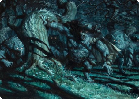 Unnatural Moonrise Art Card [Innistrad: Midnight Hunt Art Series] | Gear Gaming Bentonville