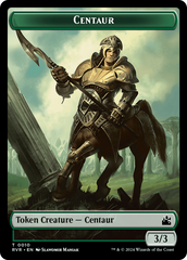 Spirit (0018) // Centaur Double-Sided Token [Ravnica Remastered Tokens] | Gear Gaming Bentonville