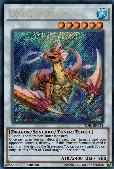 Coral Dragon [TDIL-EN051] Secret Rare | Gear Gaming Bentonville