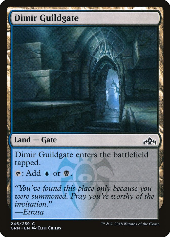 Dimir Guildgate (246/259) [Guilds of Ravnica] | Gear Gaming Bentonville