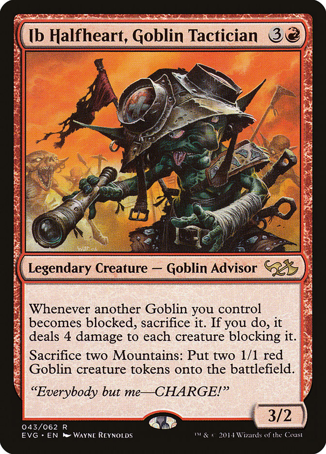 Ib Halfheart, Goblin Tactician (Elves vs. Goblins) [Duel Decks Anthology] | Gear Gaming Bentonville