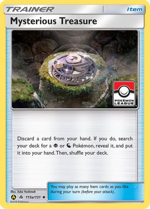 Mysterious Treasure (113a/131) (League Promo) [Sun & Moon: Forbidden Light] | Gear Gaming Bentonville