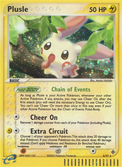 Plusle (8/97) [EX: Dragon] | Gear Gaming Bentonville