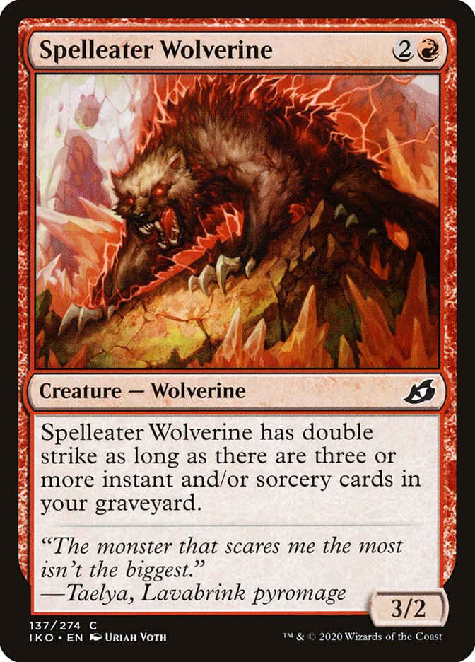 Spelleater Wolverine [Ikoria: Lair of Behemoths] | Gear Gaming Bentonville