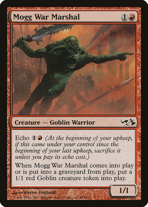 Mogg War Marshal [Duel Decks: Elves vs. Goblins] | Gear Gaming Bentonville