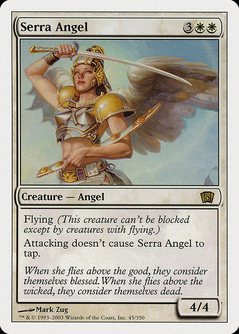 Serra Angel [8th Edition] | Gear Gaming Bentonville