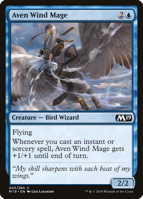 Aven Wind Mage [Core Set 2019] | Gear Gaming Bentonville