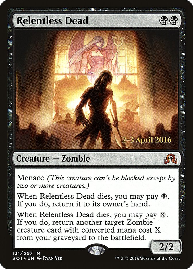 Relentless Dead [Shadows over Innistrad Prerelease Promos] | Gear Gaming Bentonville