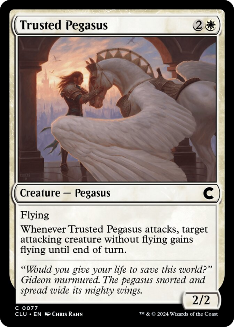 Trusted Pegasus [Ravnica: Clue Edition] | Gear Gaming Bentonville