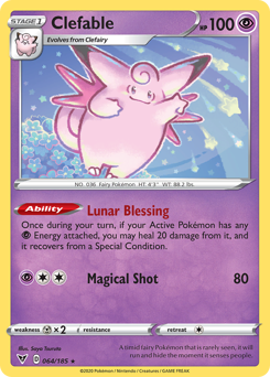 Clefable (064/185) [Sword & Shield: Vivid Voltage] | Gear Gaming Bentonville