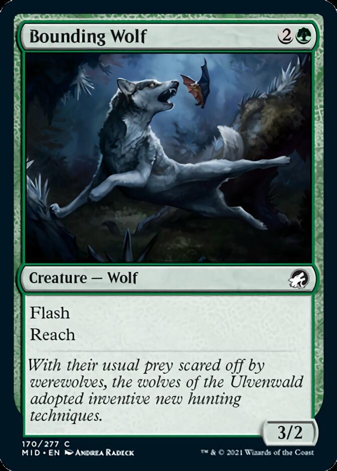 Bounding Wolf [Innistrad: Midnight Hunt] | Gear Gaming Bentonville