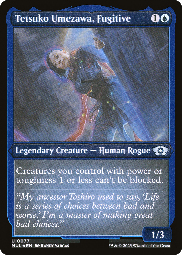 Tetsuko Umezawa, Fugitive (Foil Etched) [Multiverse Legends] | Gear Gaming Bentonville