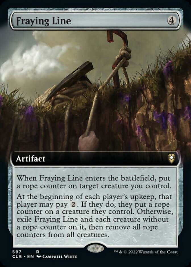 Fraying Line (Extended Art) [Commander Legends: Battle for Baldur's Gate] | Gear Gaming Bentonville