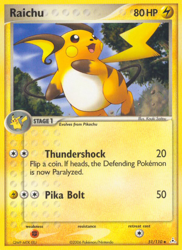 Raichu (51/110) [EX: Holon Phantoms] | Gear Gaming Bentonville