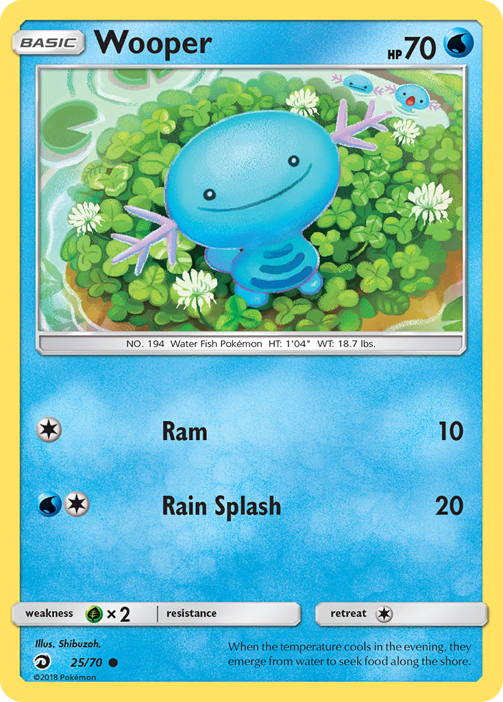 Wooper (25/70) [Sun & Moon: Dragon Majesty] | Gear Gaming Bentonville