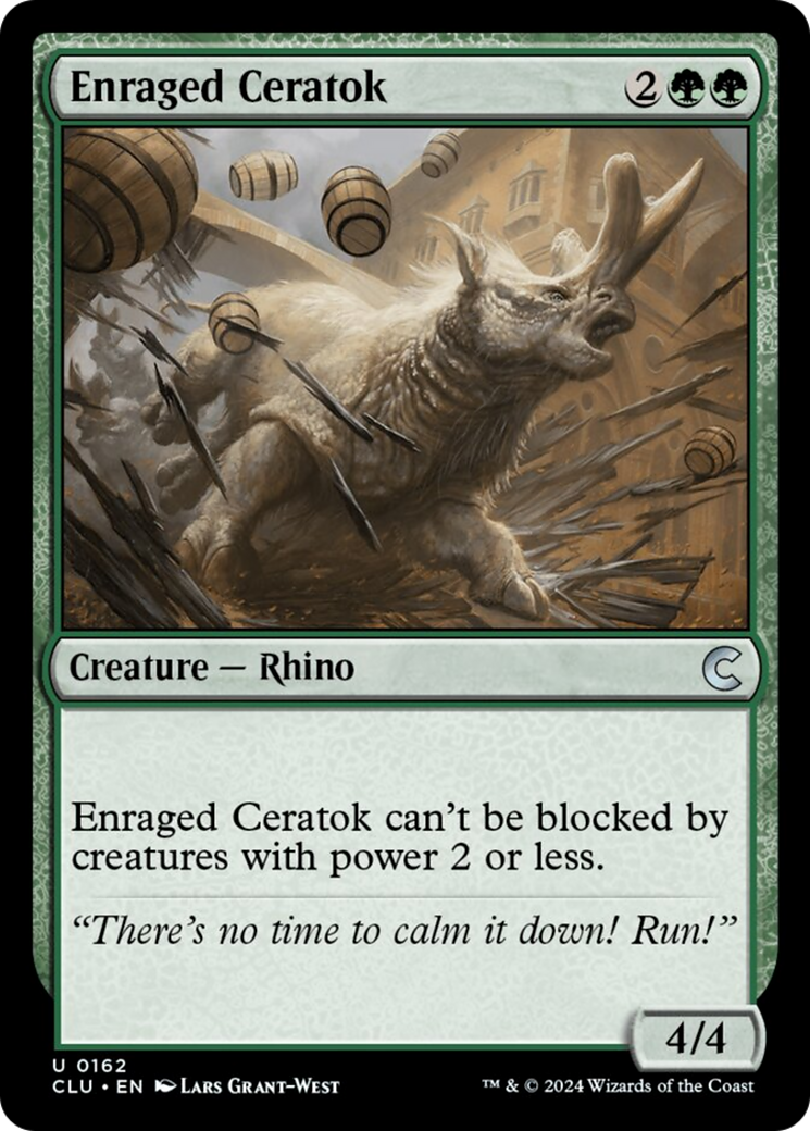 Enraged Ceratok [Ravnica: Clue Edition] | Gear Gaming Bentonville