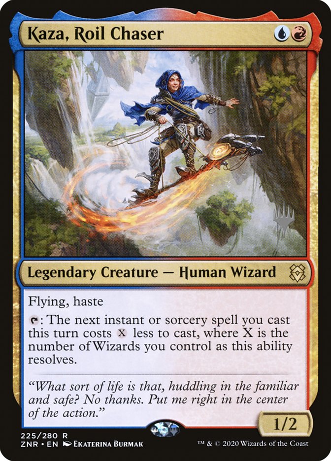 Kaza, Roil Chaser (Promo Pack) [Zendikar Rising Promos] | Gear Gaming Bentonville