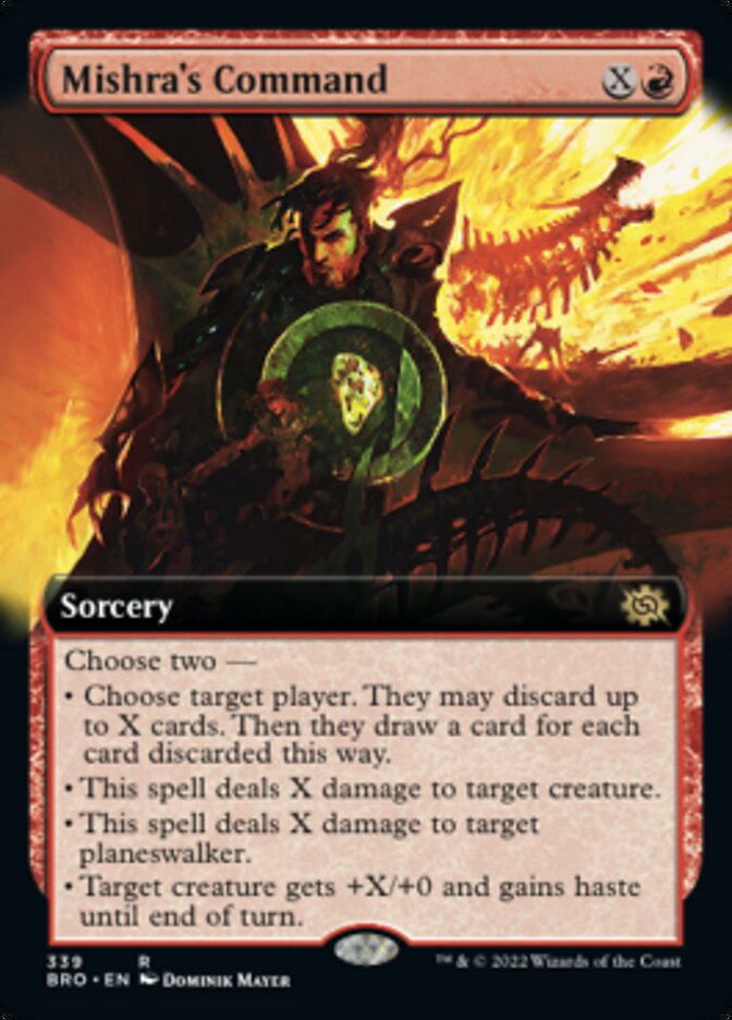 Mishra's Command (Extended Art) [The Brothers' War] | Gear Gaming Bentonville