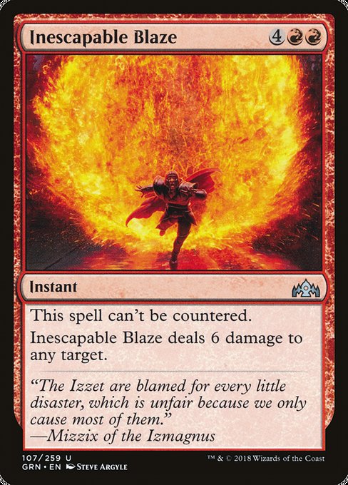 Inescapable Blaze [Guilds of Ravnica] | Gear Gaming Bentonville