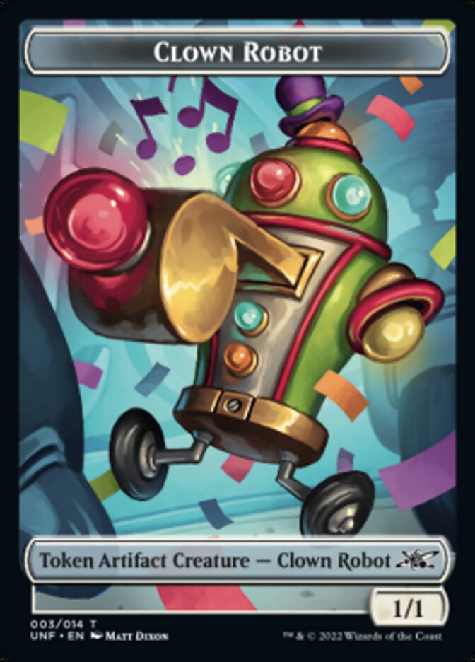 Clown Robot (003) Token [Unfinity Tokens] | Gear Gaming Bentonville