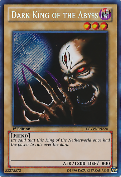 Dark King of the Abyss [LCYW-EN220] Secret Rare | Gear Gaming Bentonville