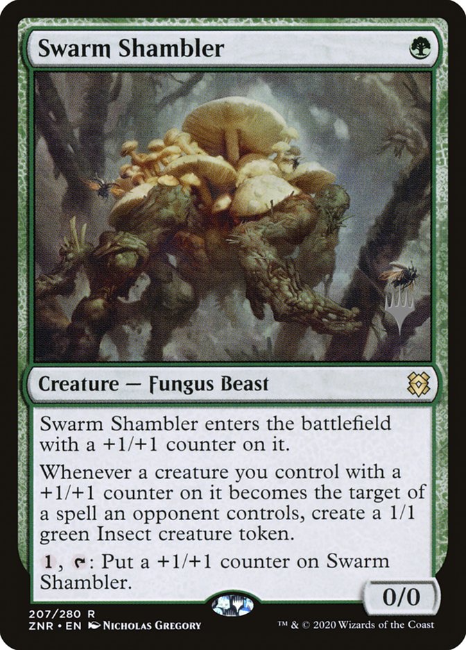 Swarm Shambler (Promo Pack) [Zendikar Rising Promos] | Gear Gaming Bentonville