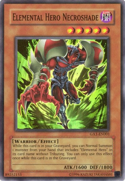 Elemental Hero Necroshade [GX1-EN001] Super Rare | Gear Gaming Bentonville