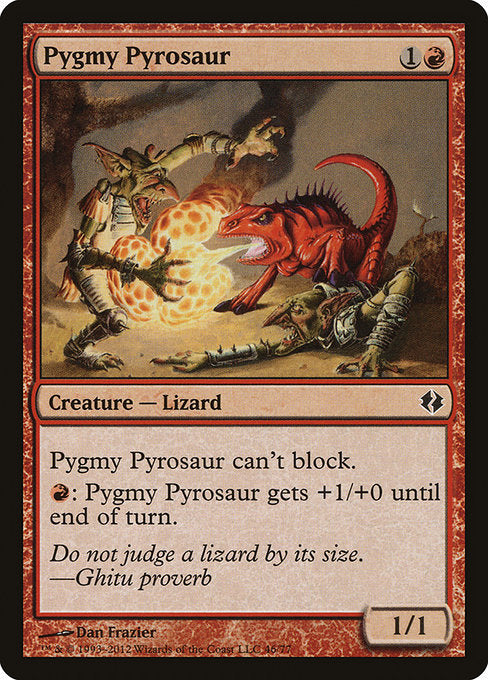 Pygmy Pyrosaur [Duel Decks: Venser vs. Koth] | Gear Gaming Bentonville