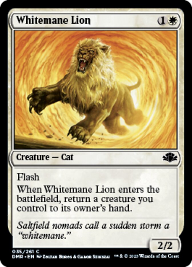 Whitemane Lion [Dominaria Remastered] | Gear Gaming Bentonville