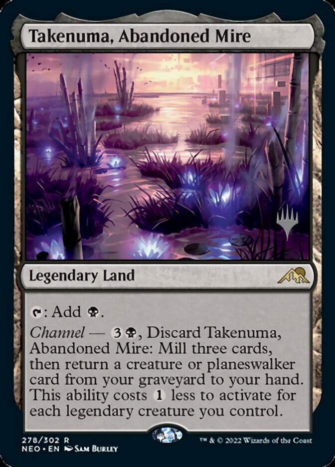 Takenuma, Abandoned Mire (Promo Pack) [Kamigawa: Neon Dynasty Promos] | Gear Gaming Bentonville