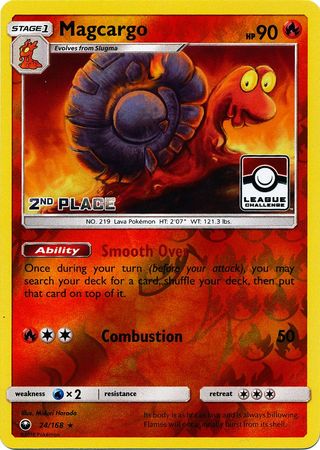 Magcargo (24/168) (League Promo 2nd Place) [Sun & Moon: Celestial Storm] | Gear Gaming Bentonville