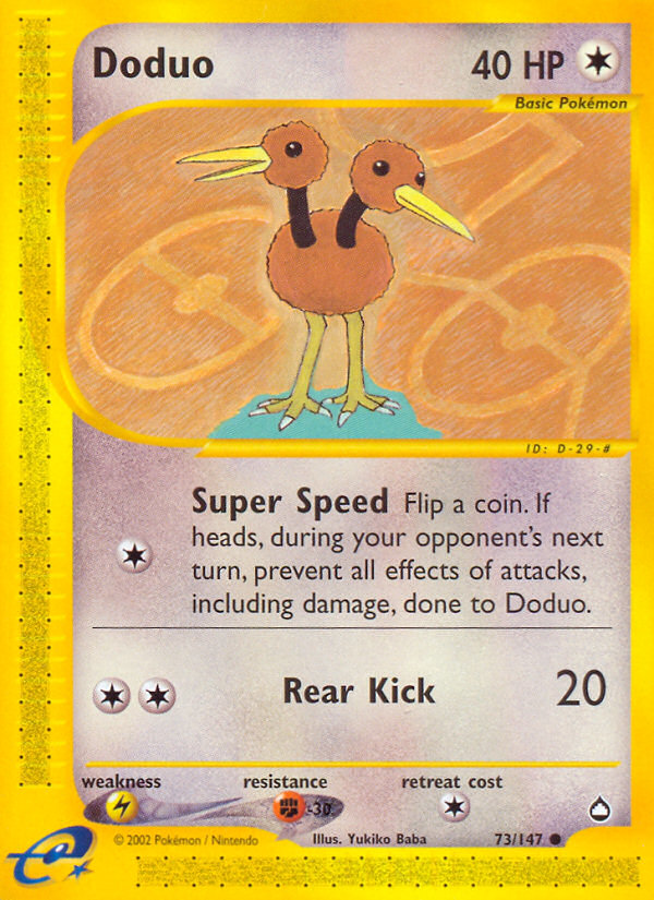 Doduo (73/147) [Aquapolis] | Gear Gaming Bentonville