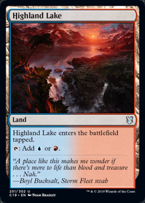 Highland Lake [Commander 2019] | Gear Gaming Bentonville