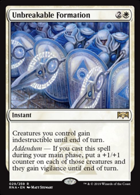 Unbreakable Formation [Ravnica Allegiance] | Gear Gaming Bentonville