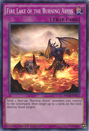 Fire Lake of the Burning Abyss (SE) [NECH-ENS12] Super Rare | Gear Gaming Bentonville