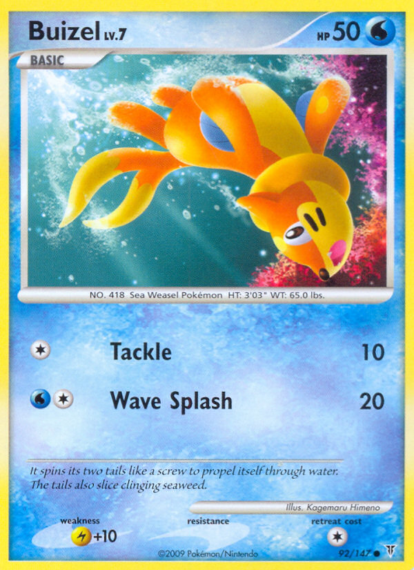 Buizel (92/147) [Platinum: Supreme Victors] | Gear Gaming Bentonville