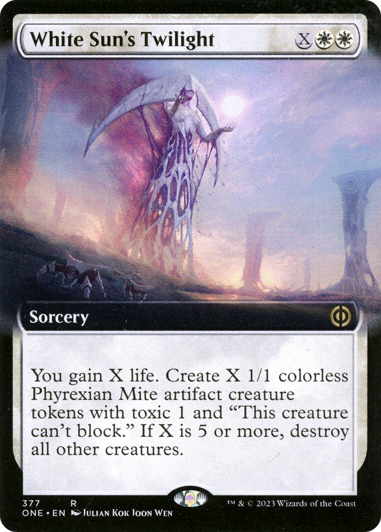 White Sun's Twilight (Extended Art) [Phyrexia: All Will Be One] | Gear Gaming Bentonville