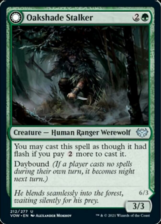 Oakshade Stalker // Moonlit Ambusher [Innistrad: Crimson Vow] | Gear Gaming Bentonville