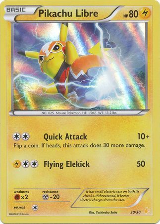 Pikachu Libre (30/30) [XY: Trainer Kit 3 - Pikachu Libre] | Gear Gaming Bentonville